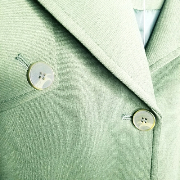 Ann Taylor Loft Green Cropped Jacket, SZ 14, NWT - Picture 3 of 7